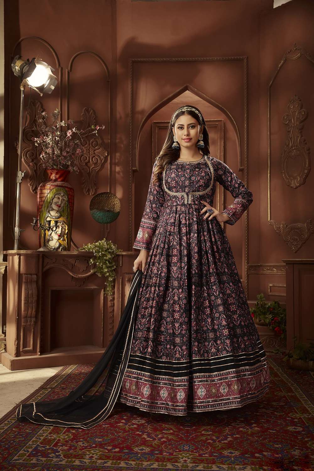 Ananta 11011 Designer Heavy Silk Gown With Dupatta Wholesale catalog