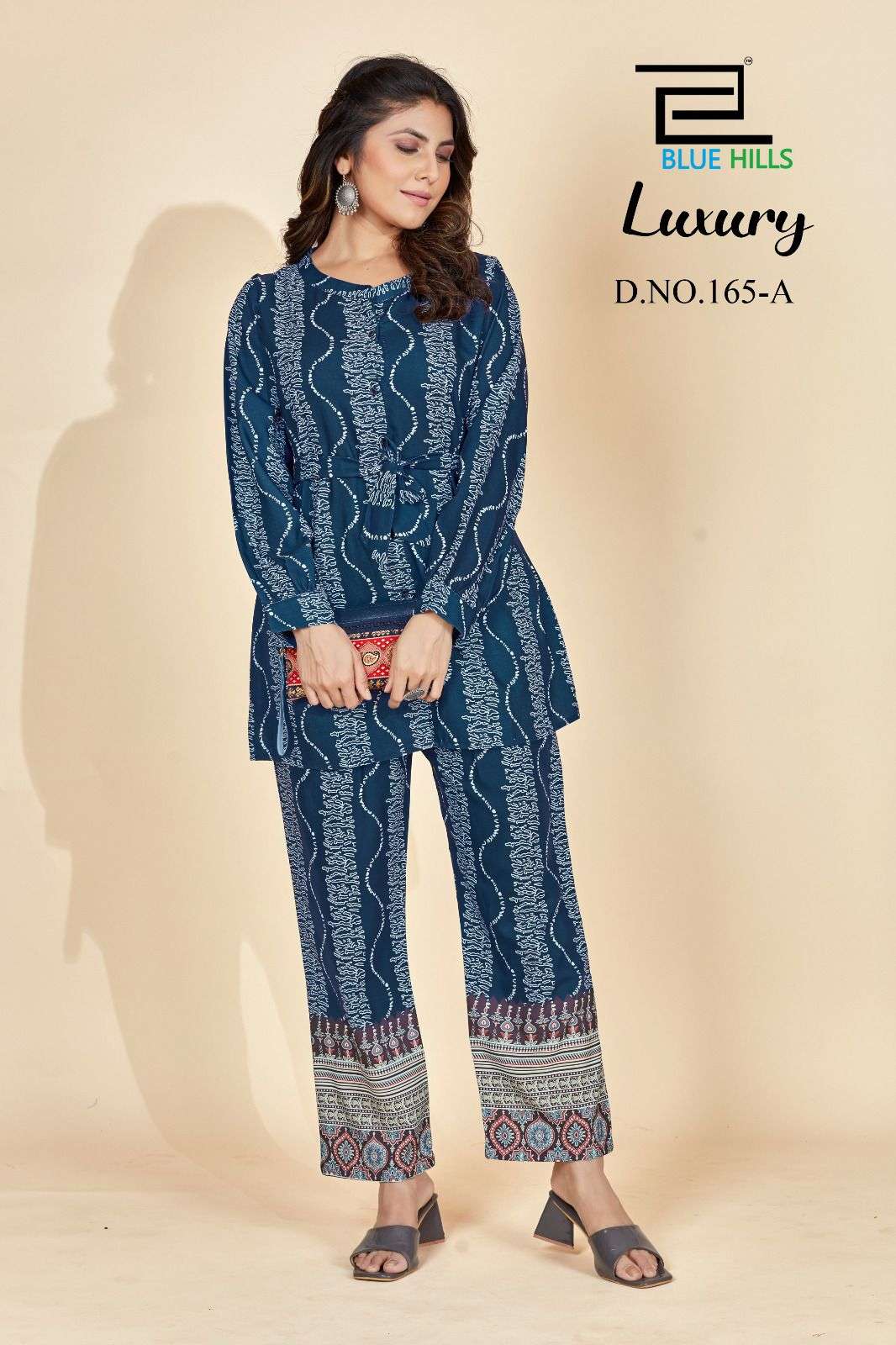 Blue Hills Luxury Casual Wear Co Ord Set Wholesale catalog