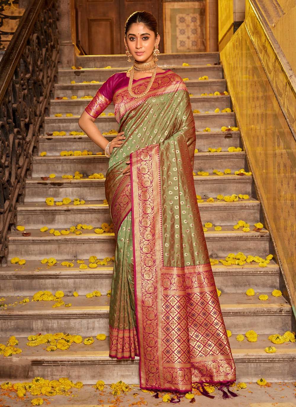 BUNAWAT VANITA SILK Banarasi Silk Saree Wholesale catalog