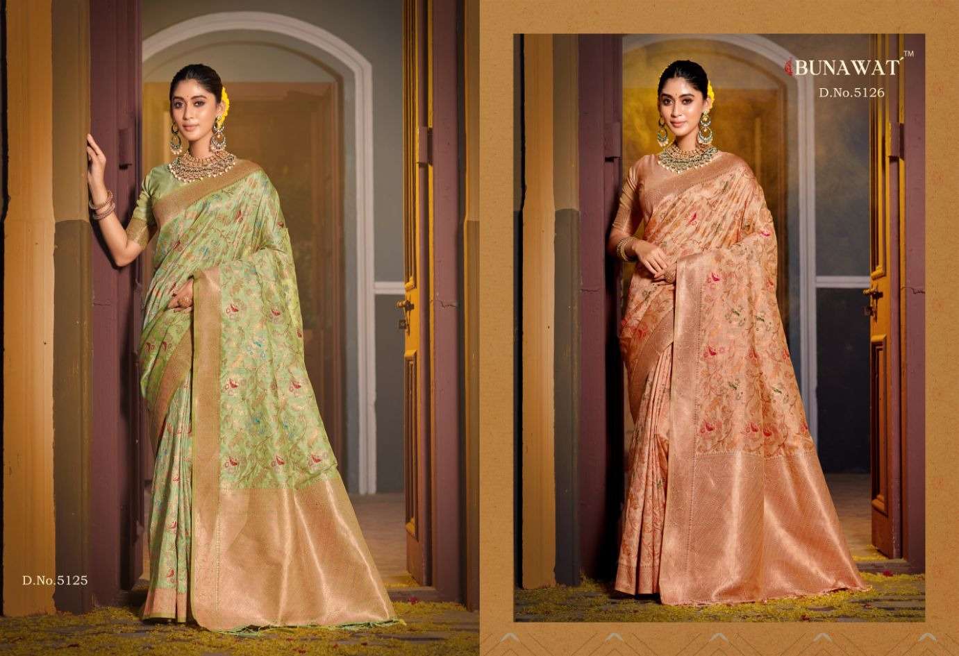 BUNAWAT VASTU PUJYA Banarasi Silk Saree Wholesale catalog