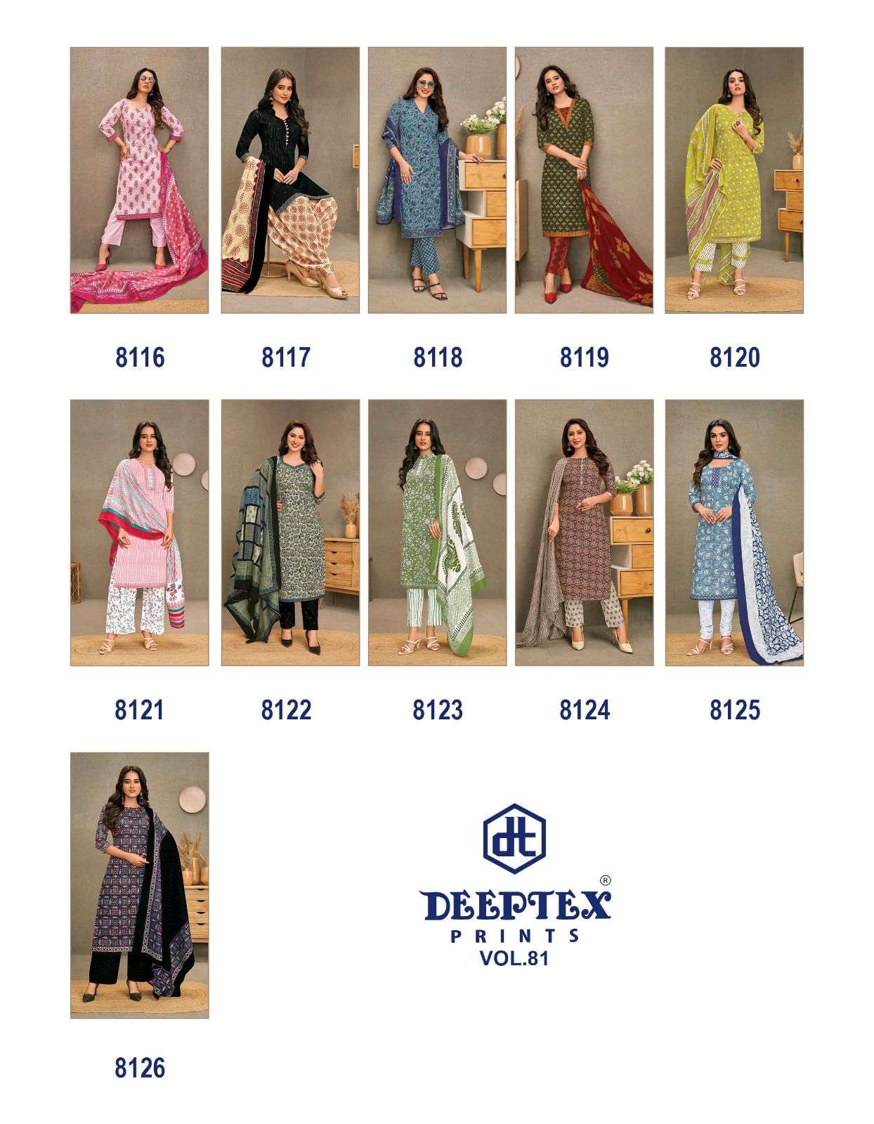 Deeptex Miss India Vol-81- Wholesale Catalog