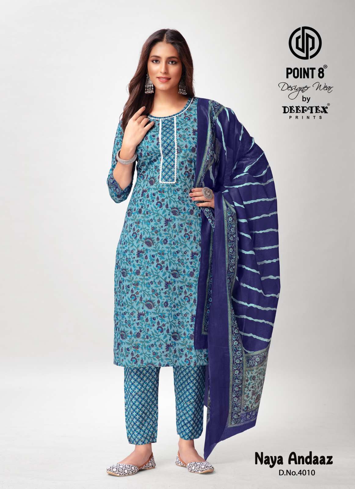 Deeptex Naya Andaaz Vol-4 – Kurti Pant With Dupatta -Wholesale Catalog