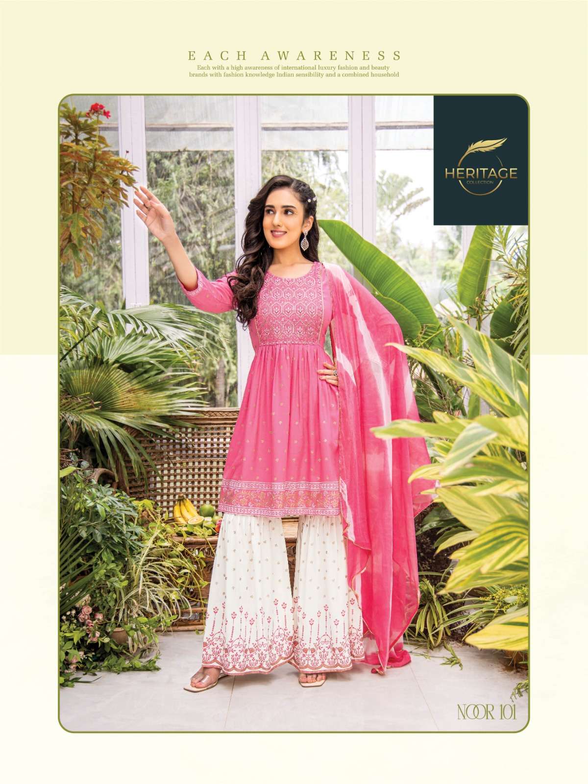HERITAGE COLLECTION NOOR Kurti Wholesale catalog