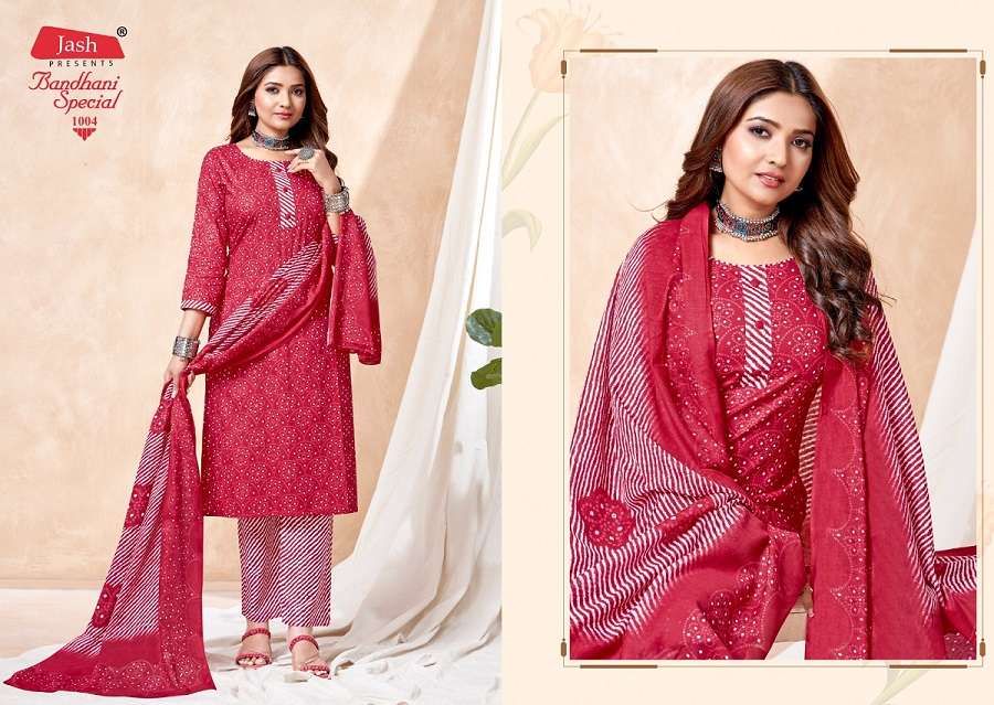 Jash Bandhani Special Vol-1 Kurti Pant With Dupatta -Wholesale Catalog