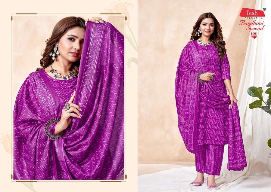 Jash Bandhani Special Vol-1 Kurti Pant With Dupatta -Wholesale Catalog