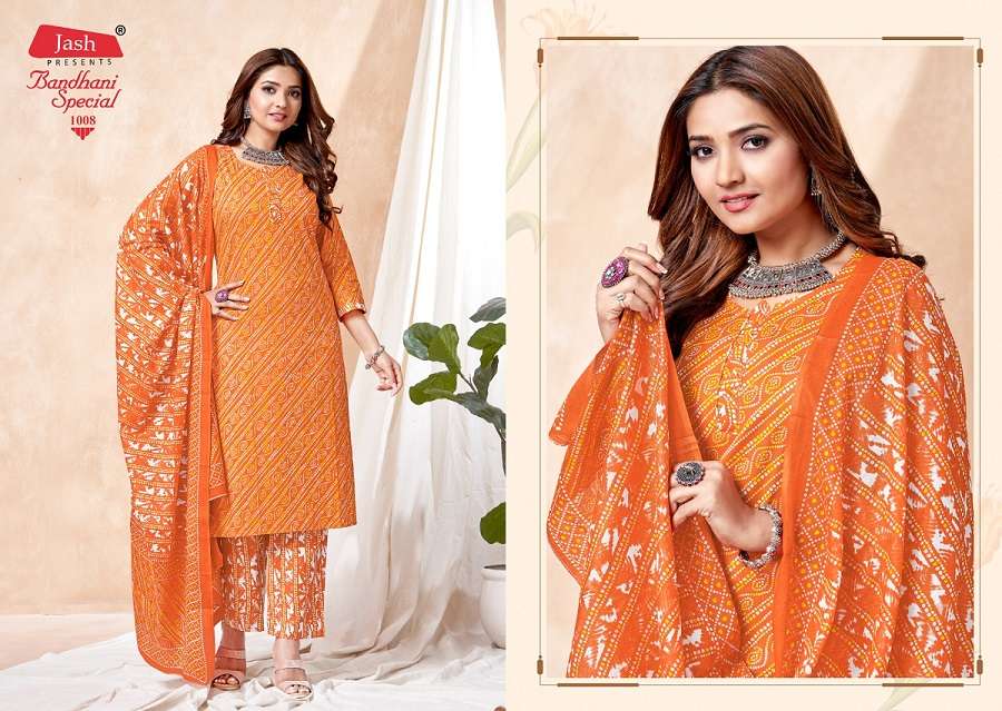 Jash Bandhani Special Vol-1 Kurti Pant With Dupatta -Wholesale Catalog