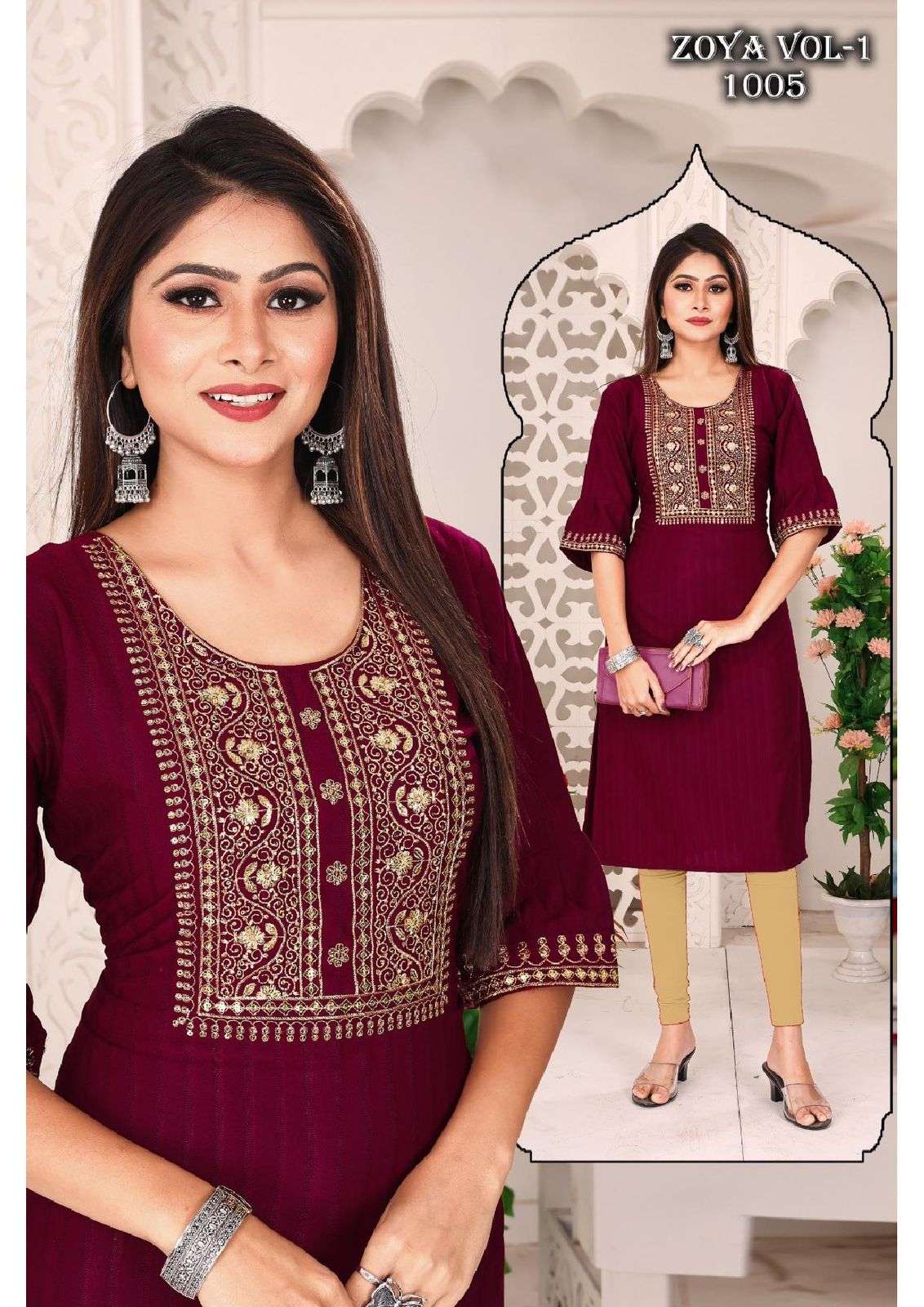  JLF ZOYA VOL.1 Kurti Wholesale catalog