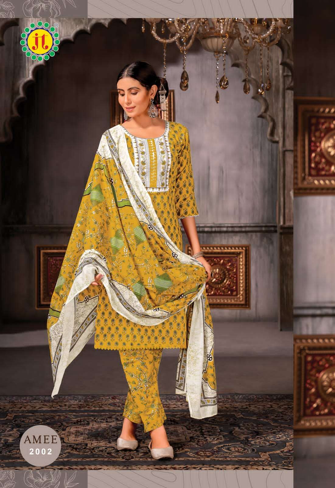 Jt Amee Vol 2 Ready Made Embroidery Lawn Wholesale catalog