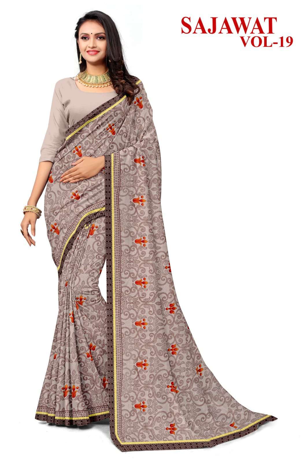 KAMYA SAJAWAT VL-19 SAREES Wholesale catalog