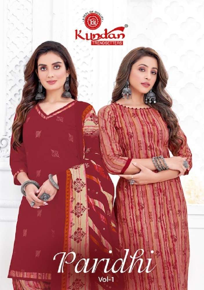 Kundan Paridhi Vol-1 -Dress Material -Wholesale Catalog