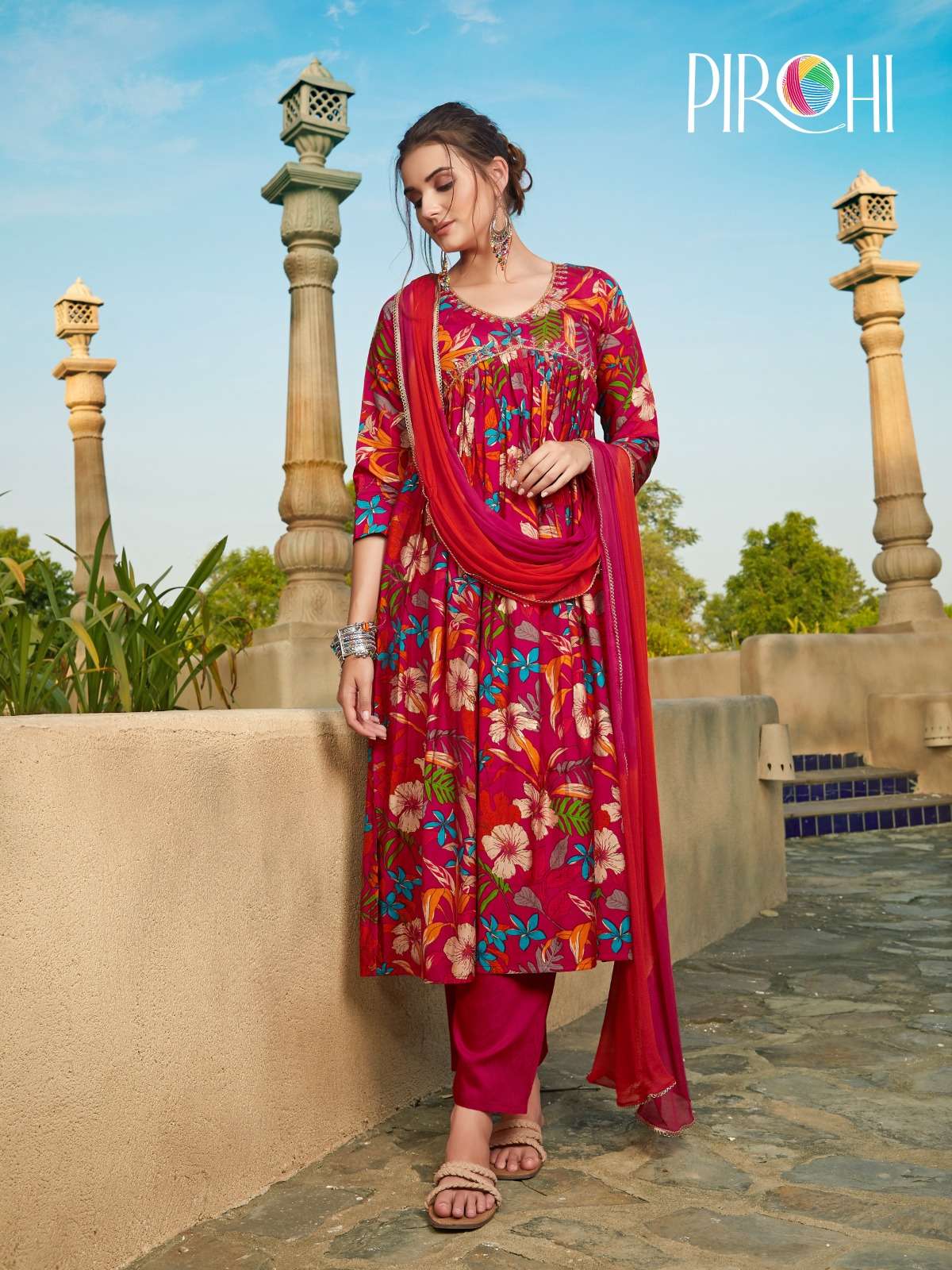 Pirohi Heeriya Vol 2 Designer Wear Kurti Pant With Dupatta Wholesale catalog