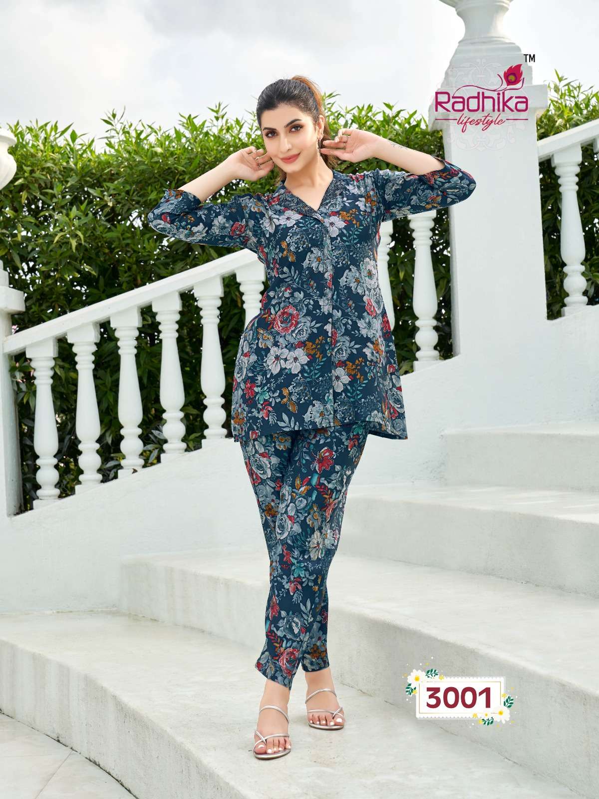 Radhika life style Cord Vol 3 Fancy Muslin Wear Top With Bottom Wholesale catalog
