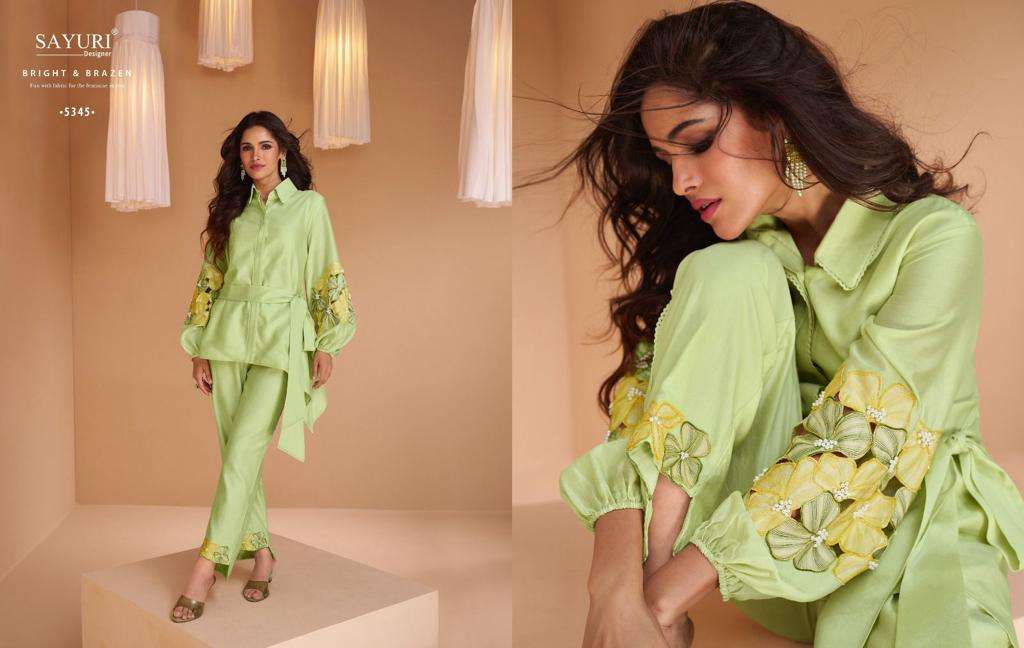 Sayuri Kundan Silk Designer Co Ord Set Wholesale catalog