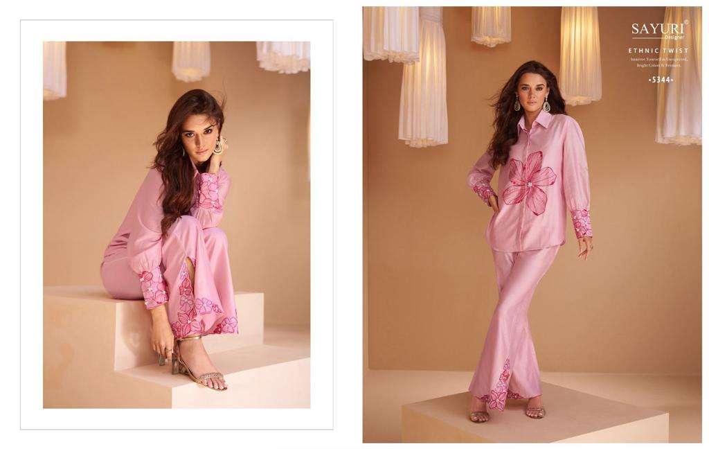 Sayuri Kundan Silk Designer Co Ord Set Wholesale catalog