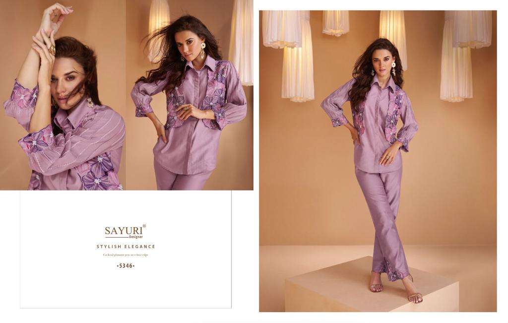 Sayuri Kundan Silk Designer Co Ord Set Wholesale catalog