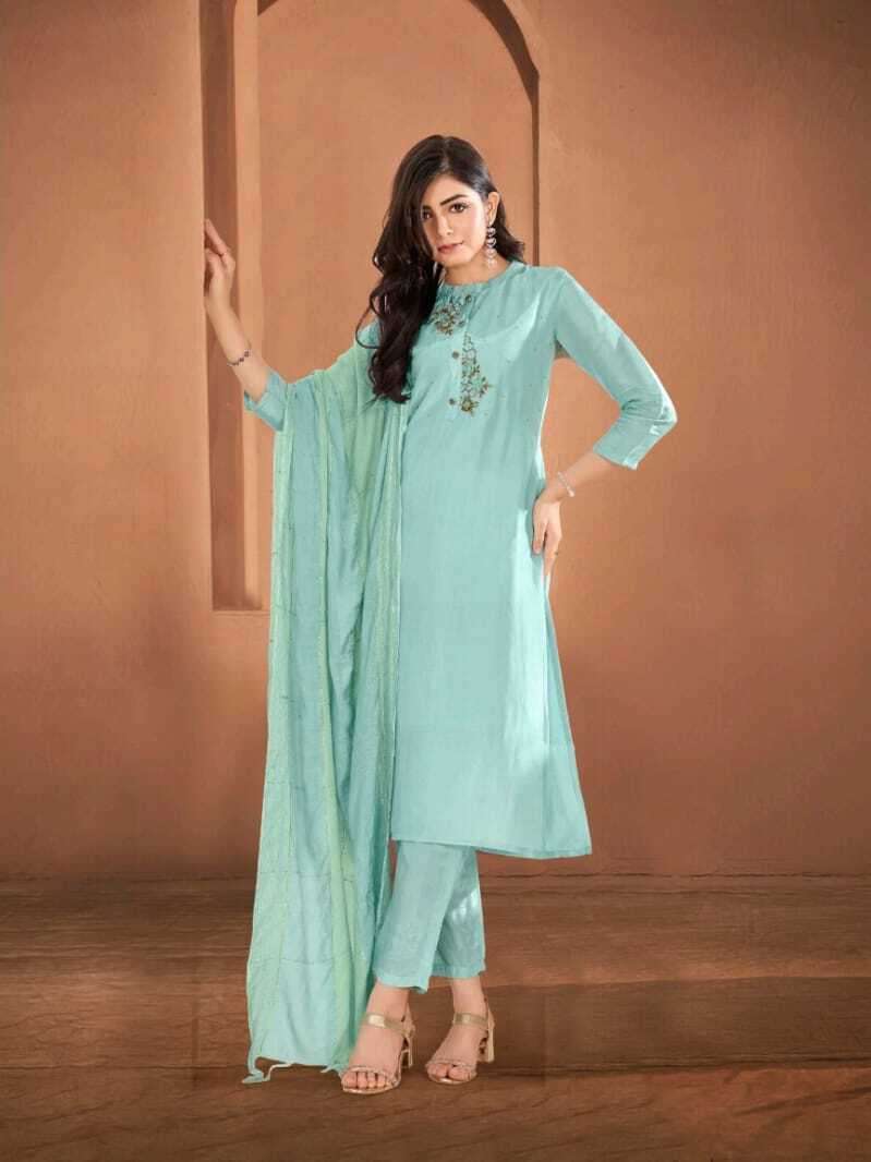 SBS MODETHNIC DARPANA KURTI WITH PANT & DUPATTA Wholesale catalog