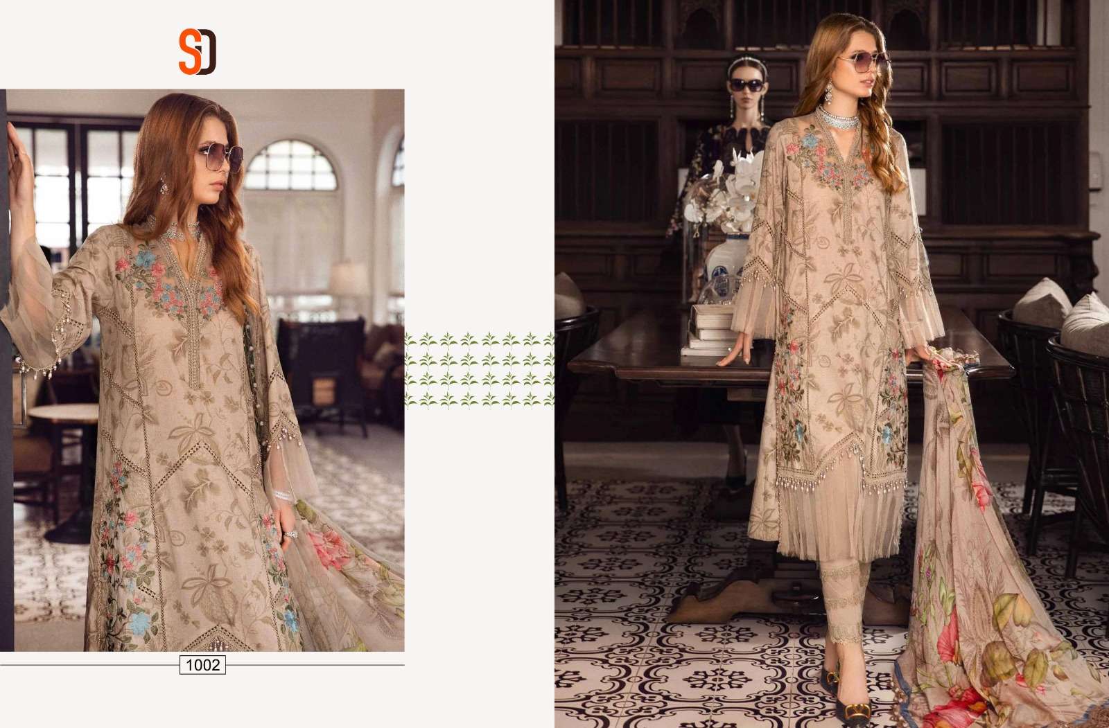 Shraddha M Print Vol 16 Chiffon Dupatta Pakistani Salwar Suits Wholesale catalog