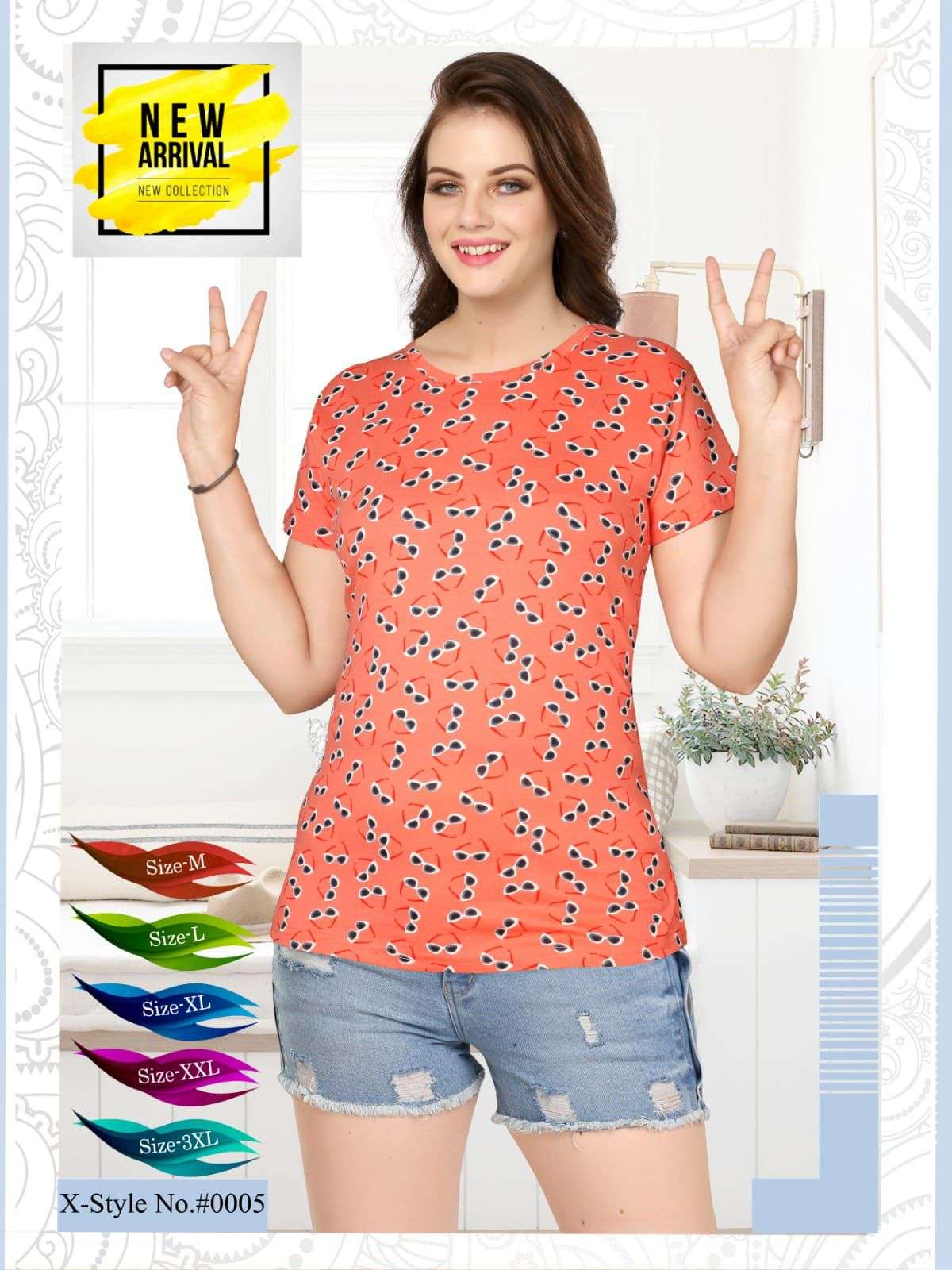 SUMMER SPECIAL VOL.AT05 T-Shirt With Side Cut Wholesale catalog