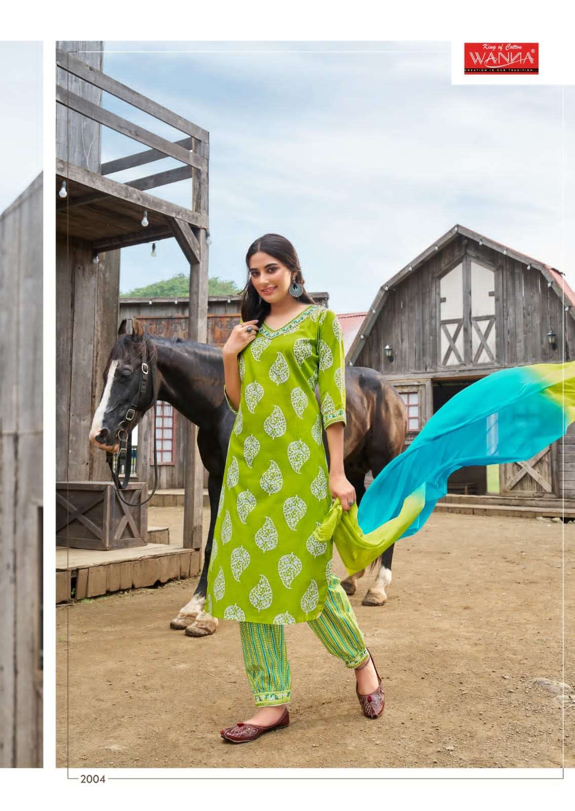 Wanna Cotton Candy Kurti Wholesale catalog