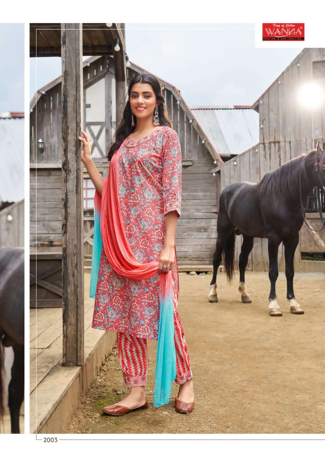 Wanna Cotton Candy Kurti Wholesale catalog