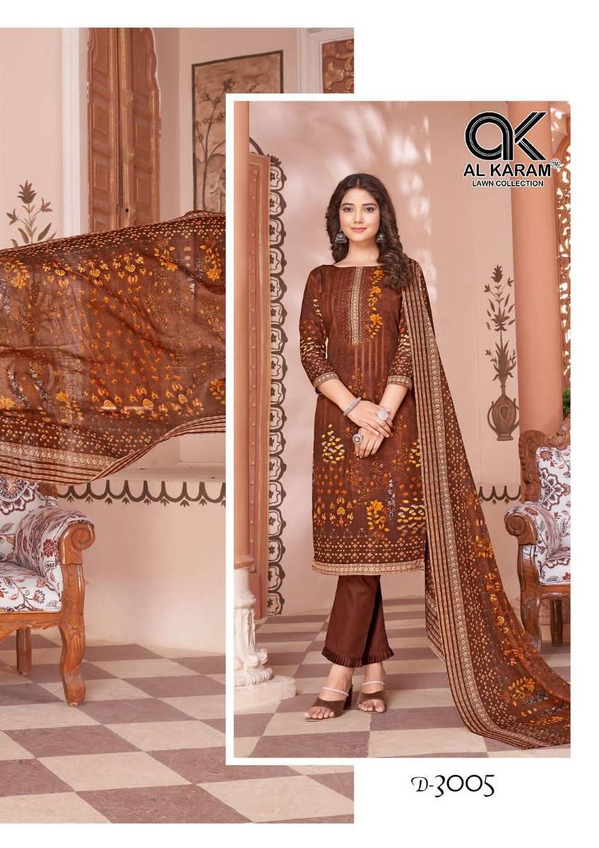 Al Karam Jasmine Vol-3 -Dress Material -Wholesale Catalog