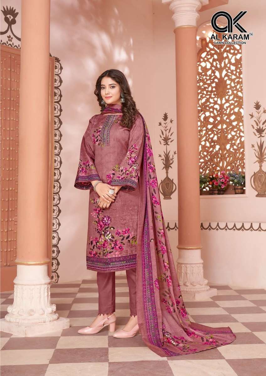 Al Karam Jasmine Vol-3 -Dress Material -Wholesale Catalog