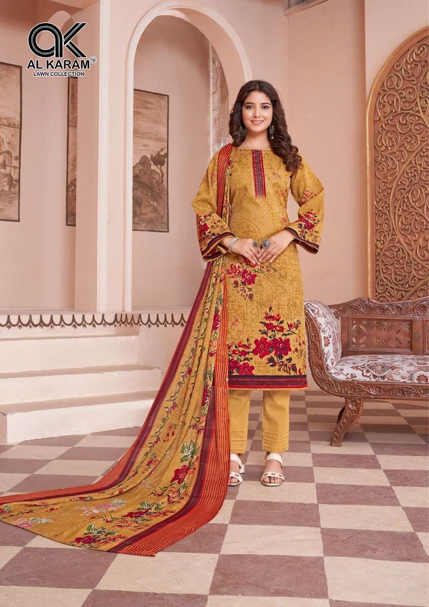 Al Karam Jasmine Vol-3 -Dress Material -Wholesale Catalog