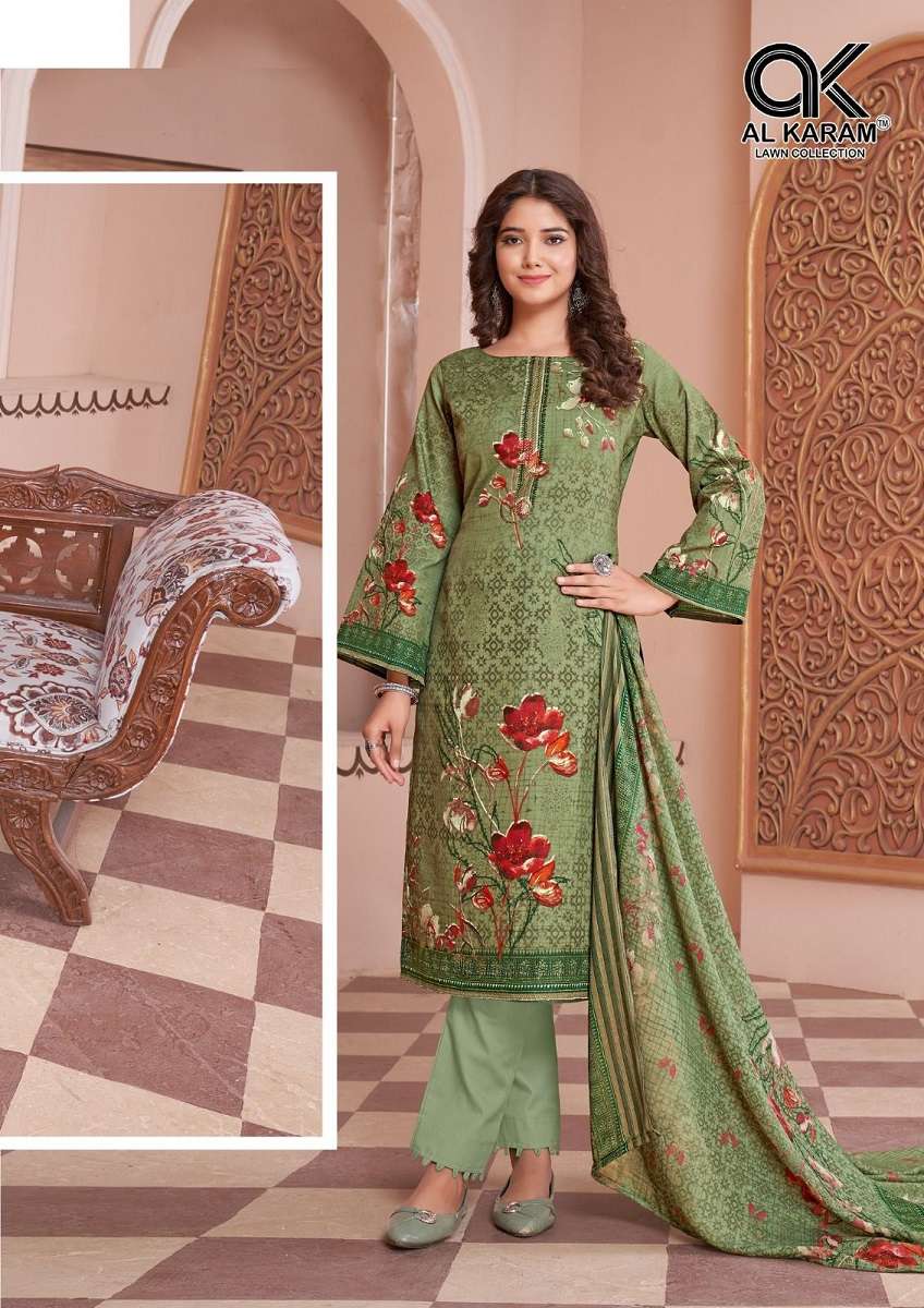 Al Karam Jasmine Vol-3 -Dress Material -Wholesale Catalog