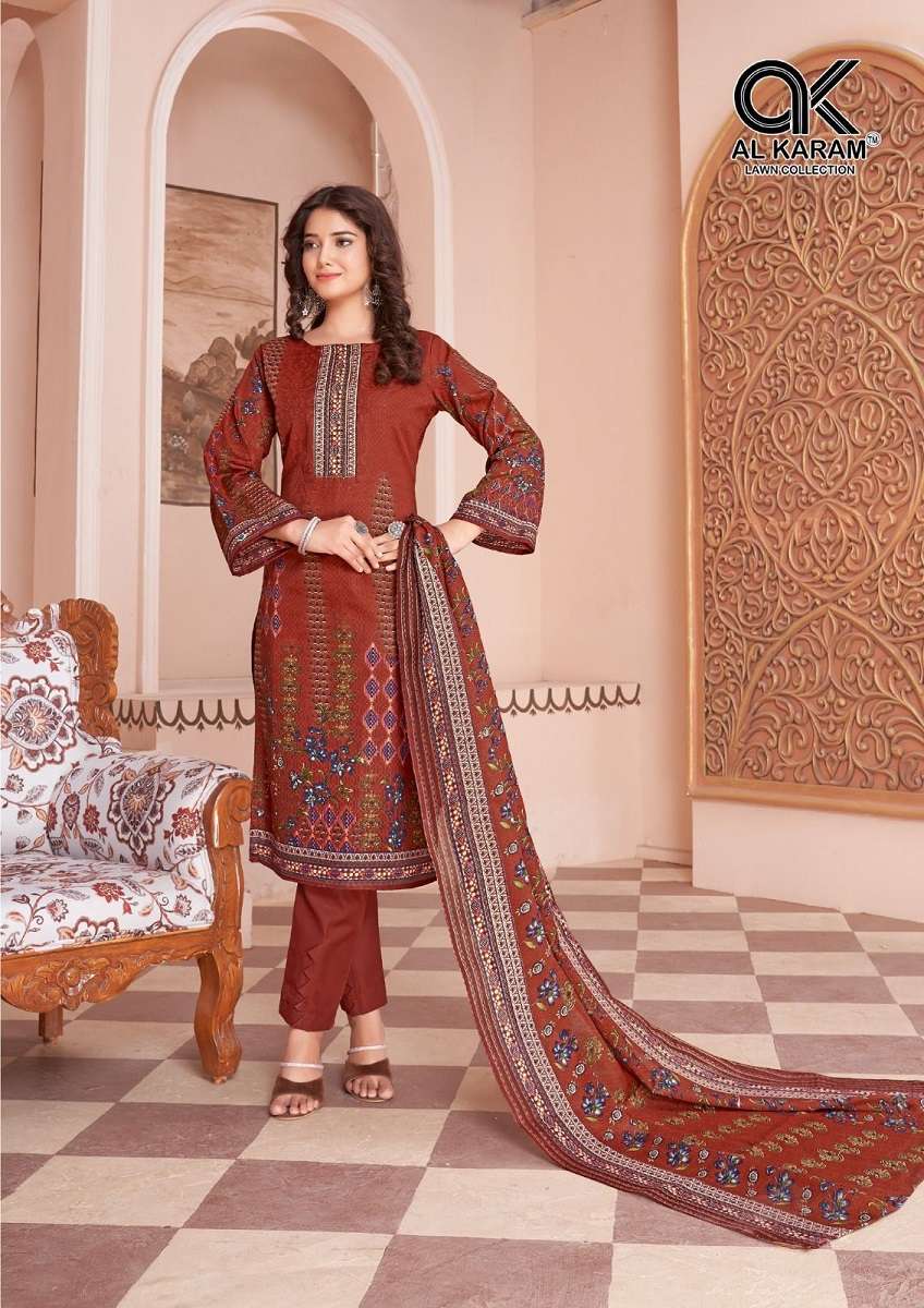 Al Karam Jasmine Vol-3 -Dress Material -Wholesale Catalog