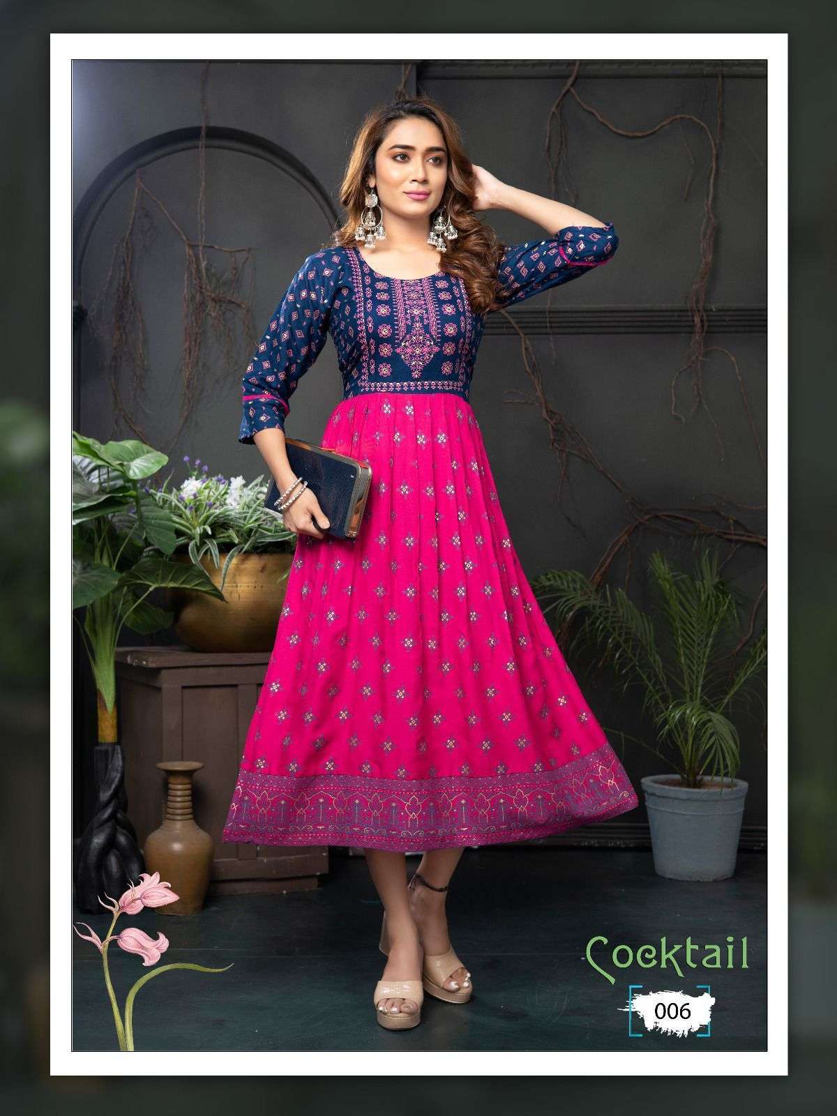 BEAUTY QUEEN COCKTAIL V0L.0.1 Kurti Wholesale catalog