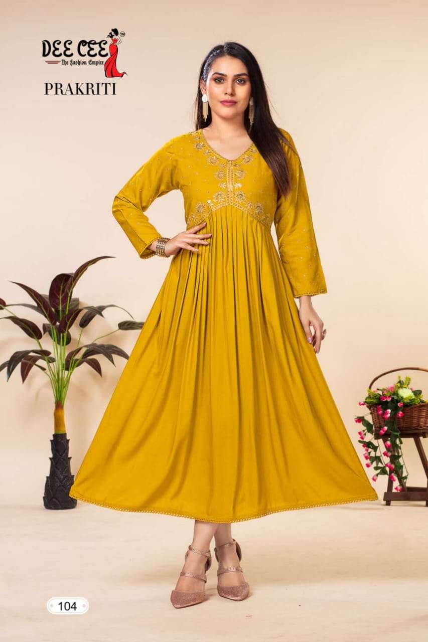 DEECEE PRAKRITI Kurti Wholesale catalog