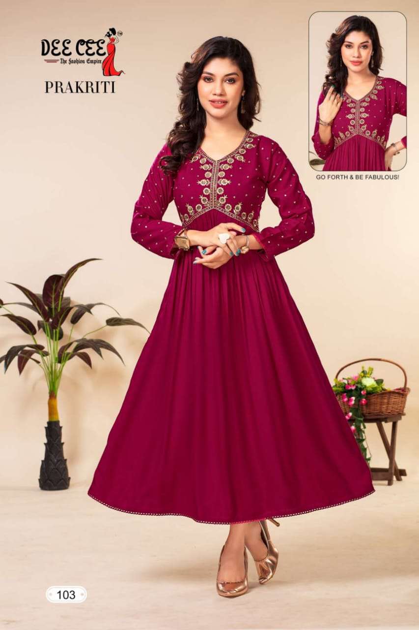 DEECEE PRAKRITI Kurti Wholesale catalog