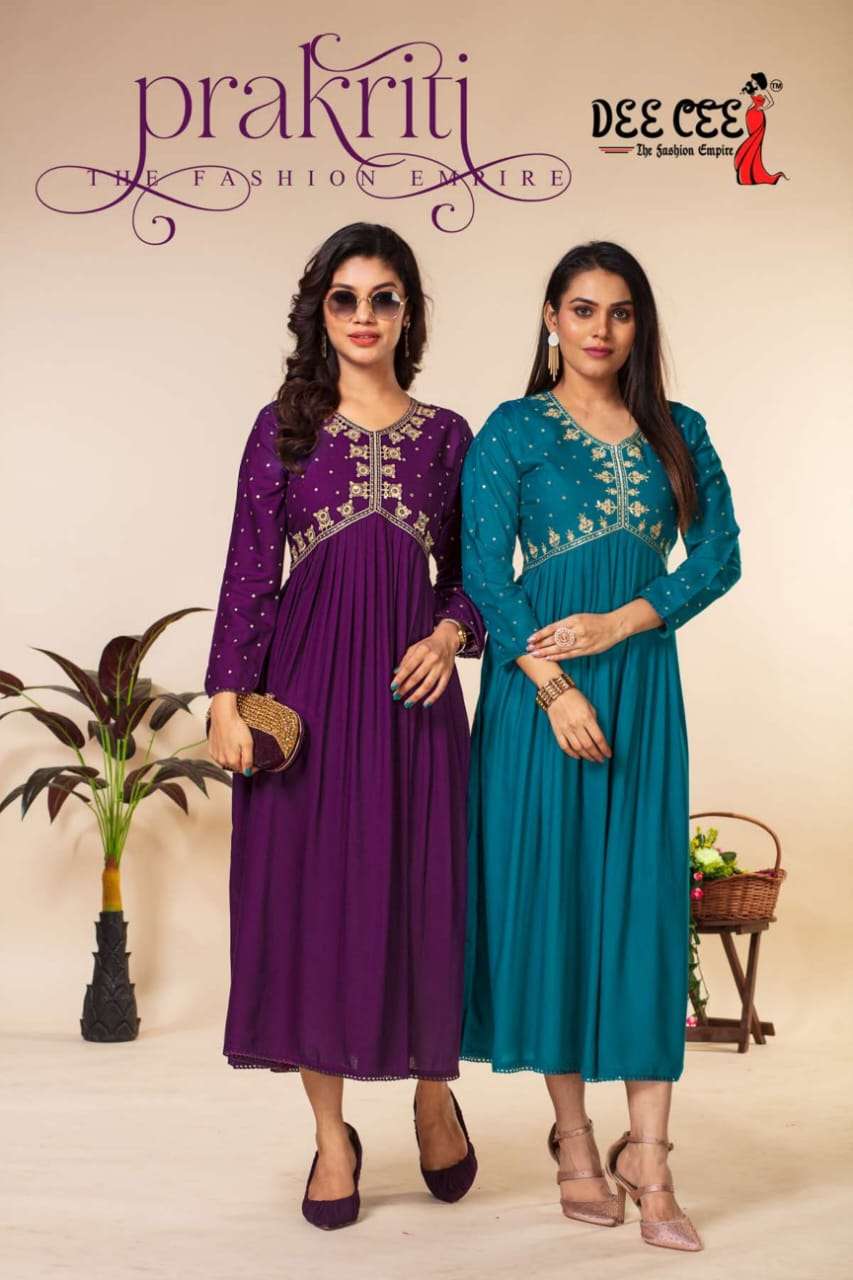 DEECEE PRAKRITI Kurti Wholesale catalog