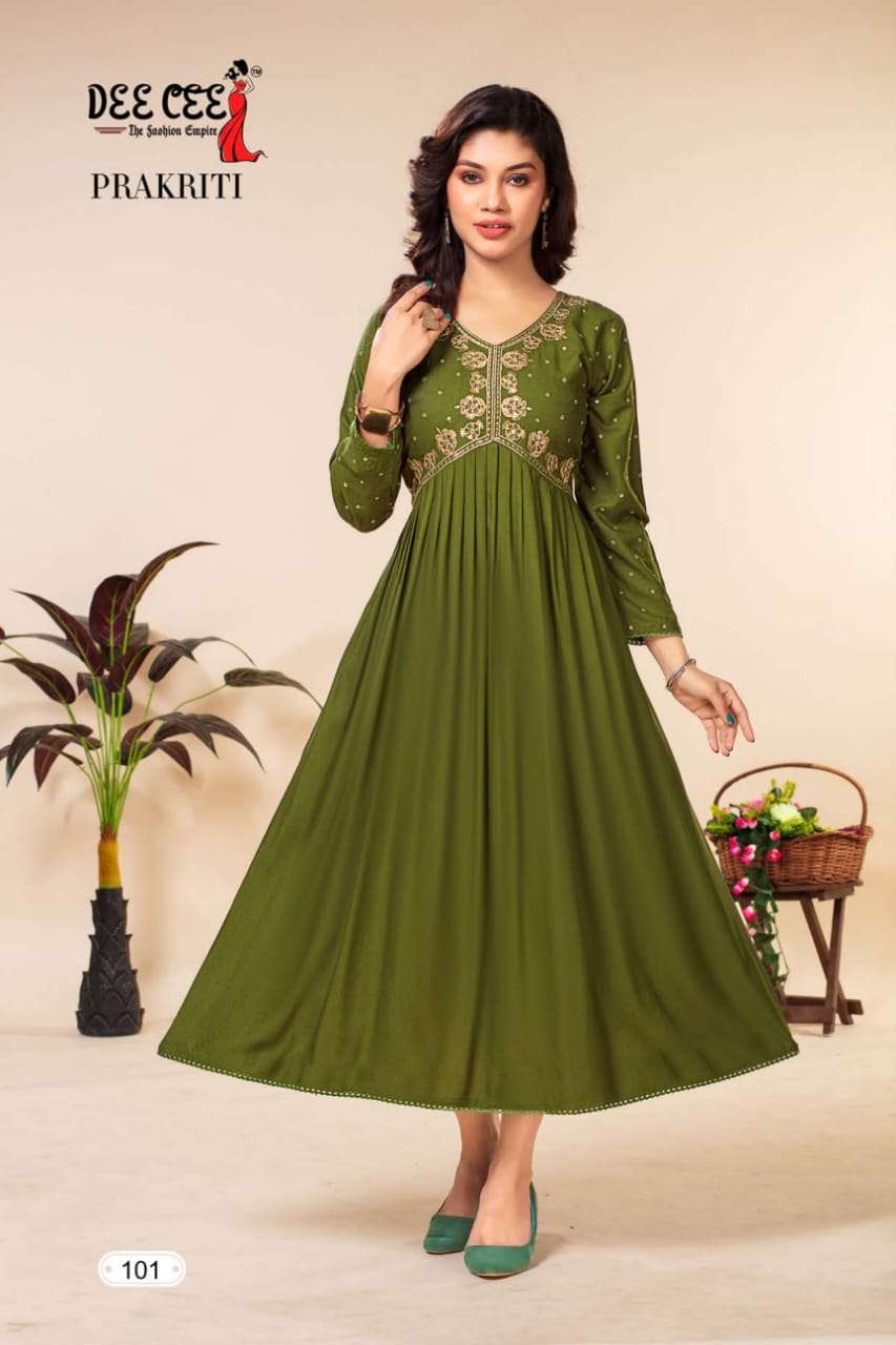 DEECEE PRAKRITI Kurti Wholesale catalog
