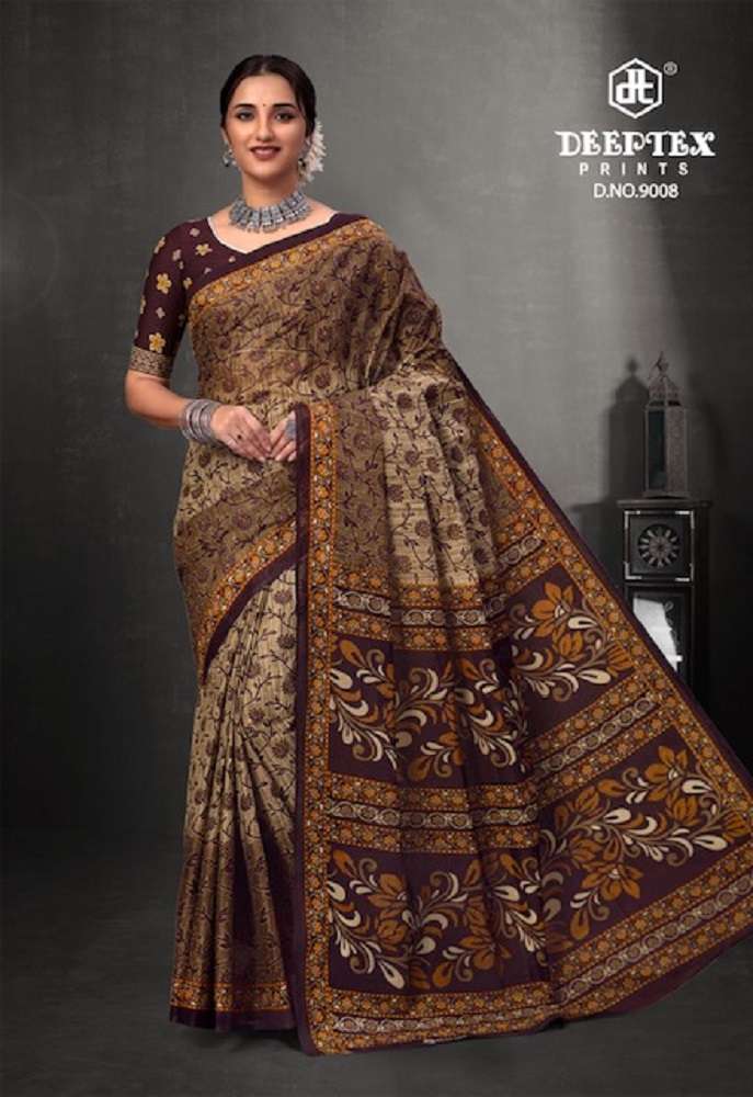 Deeptex Prime Time Vol-9 -Cotton Sarees -Wholesale Catalog