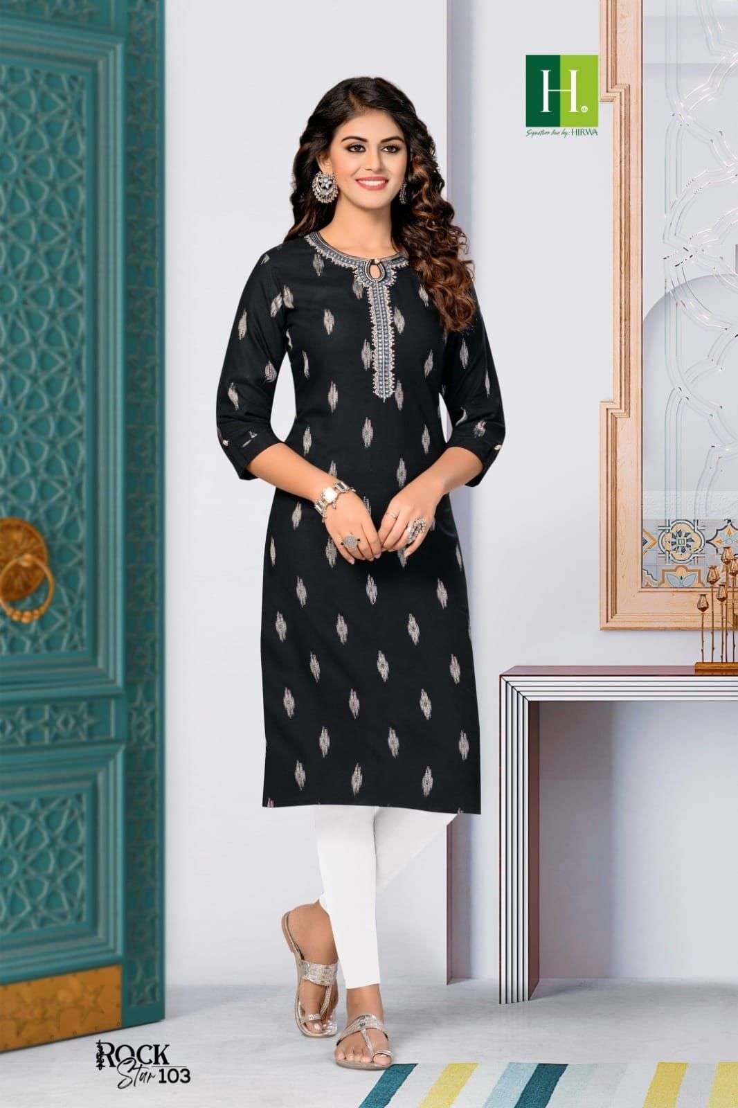 HIRWA ROCKSTAR Kurti Wholesale catalog