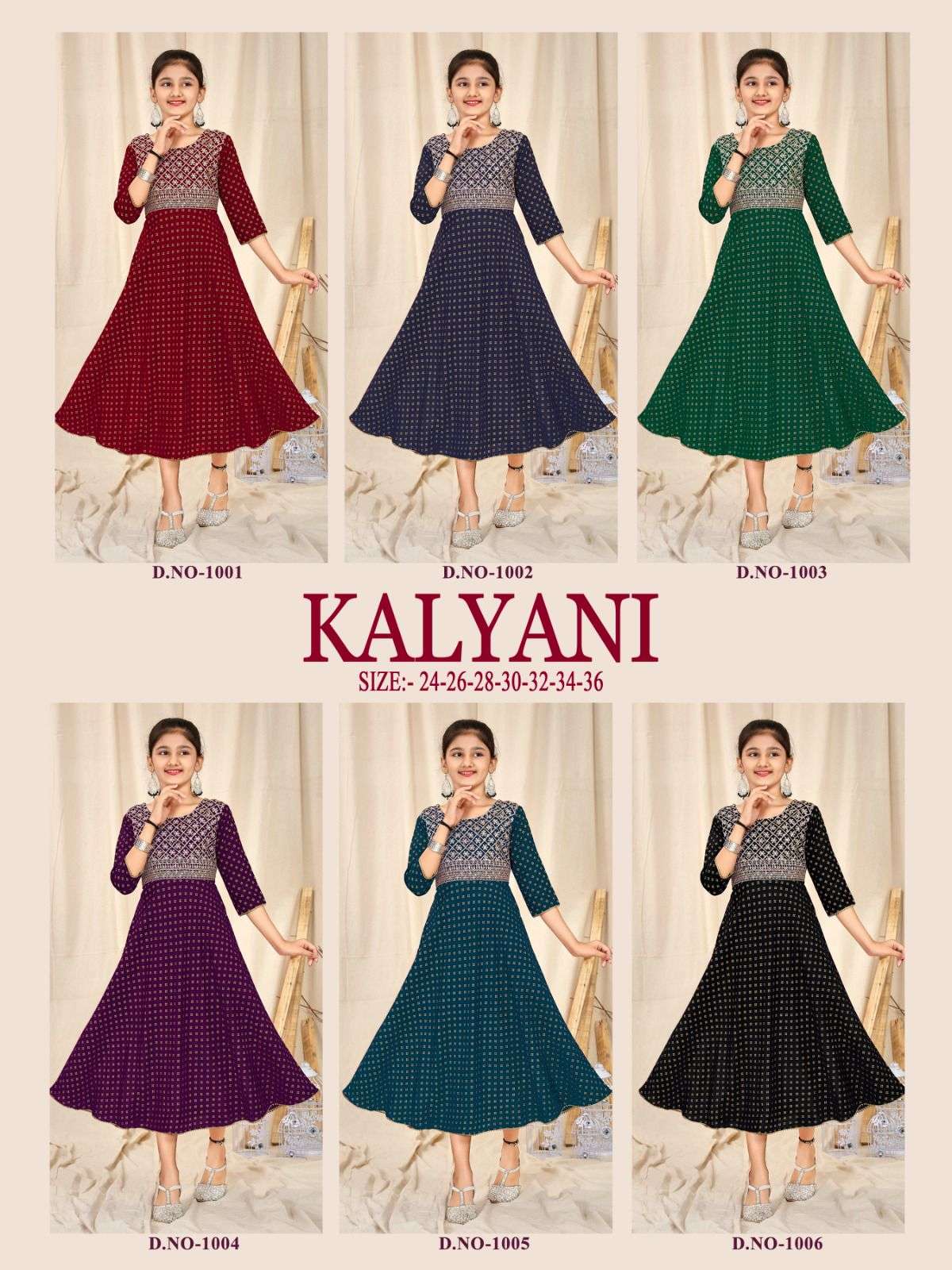 Kalyani Daughter Heavy Rayon Kurti Wholesale catalog