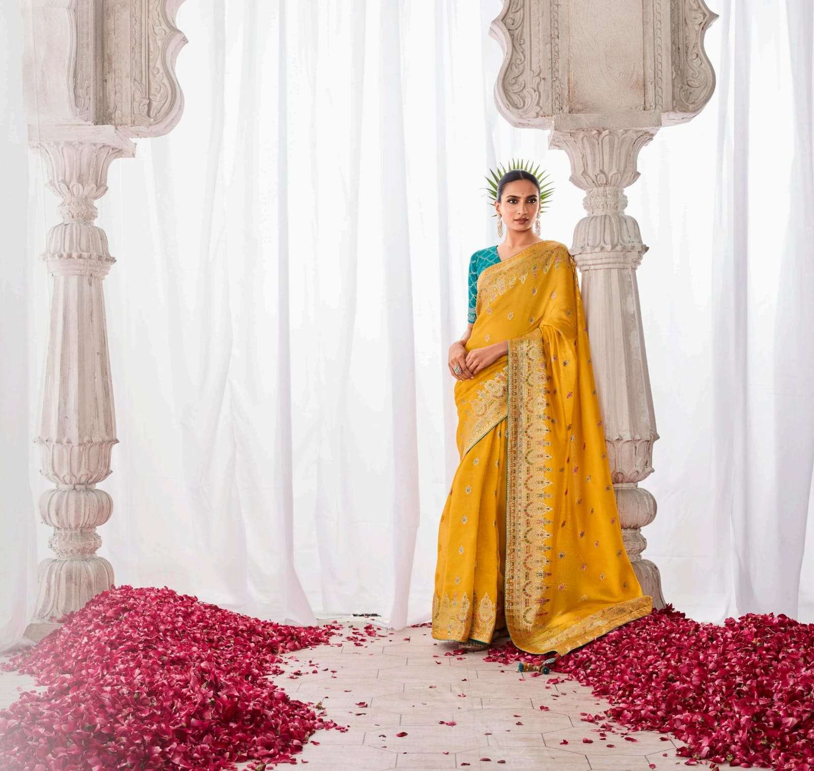 Kimora Sindhuri Asiana Dola Silk Designer Saree Wholesale catalog