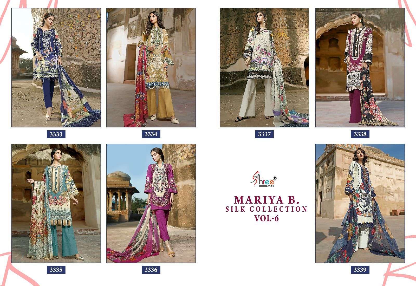 MARIA B SILK COLLECTION VOL-06 Salwar Kameez Wholesale catalog