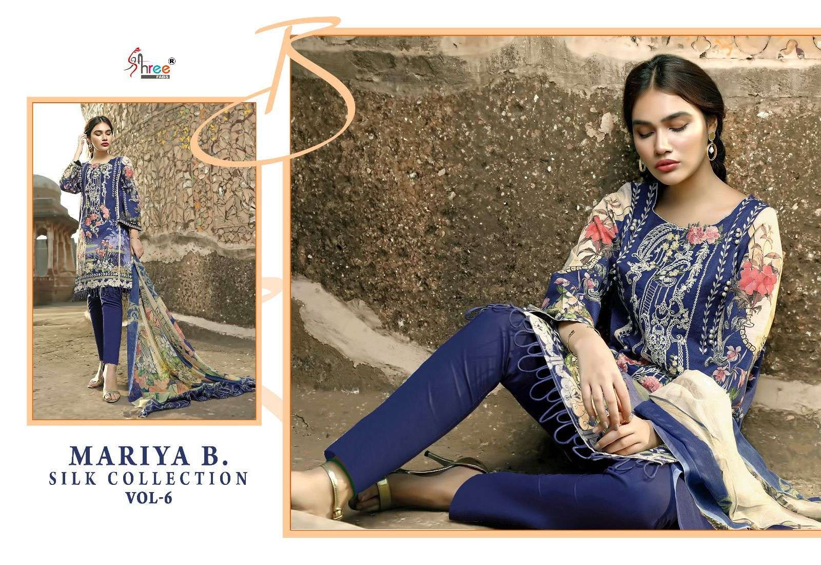 MARIA B SILK COLLECTION VOL-06 Salwar Kameez Wholesale catalog