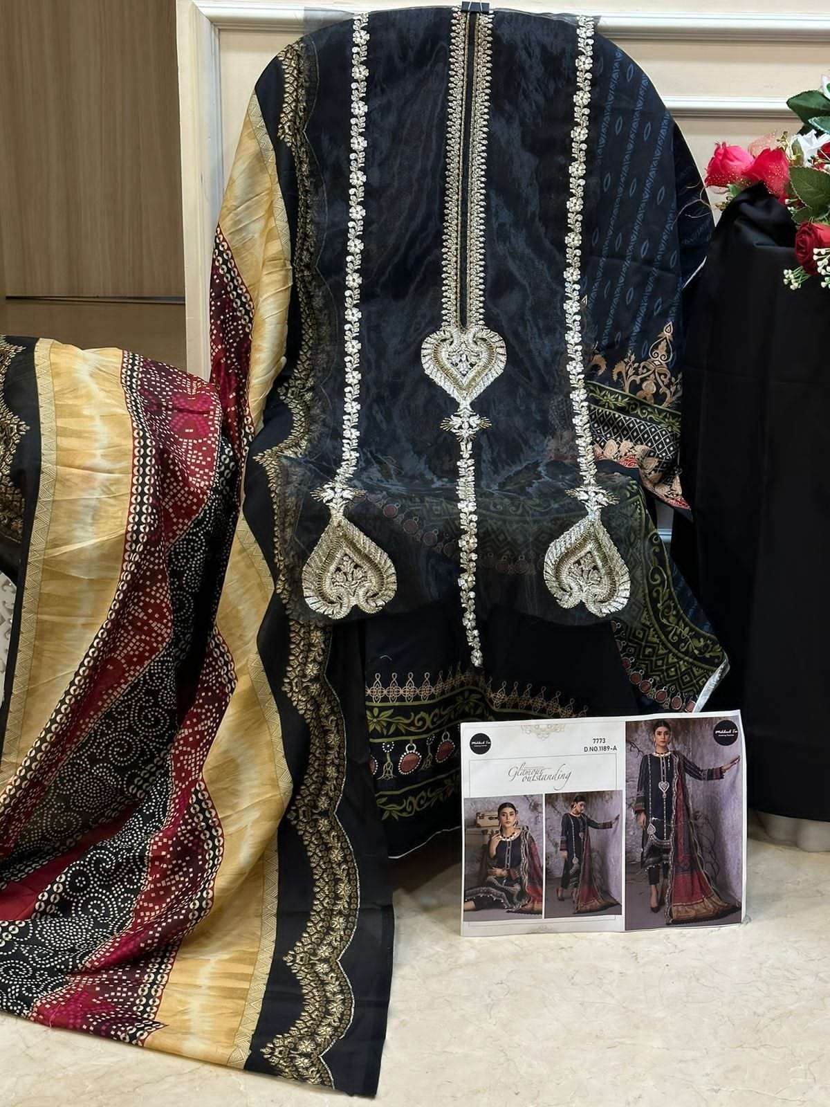 Mehbbob Tex 1189 A And B Pakistani Suits Karachi Wholesale catalog