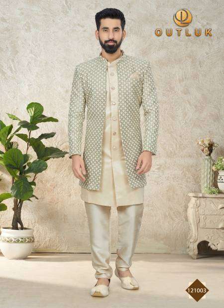 Outluk Vol 121 Mens Kurta Pajama With Jacket Wholesale catalog