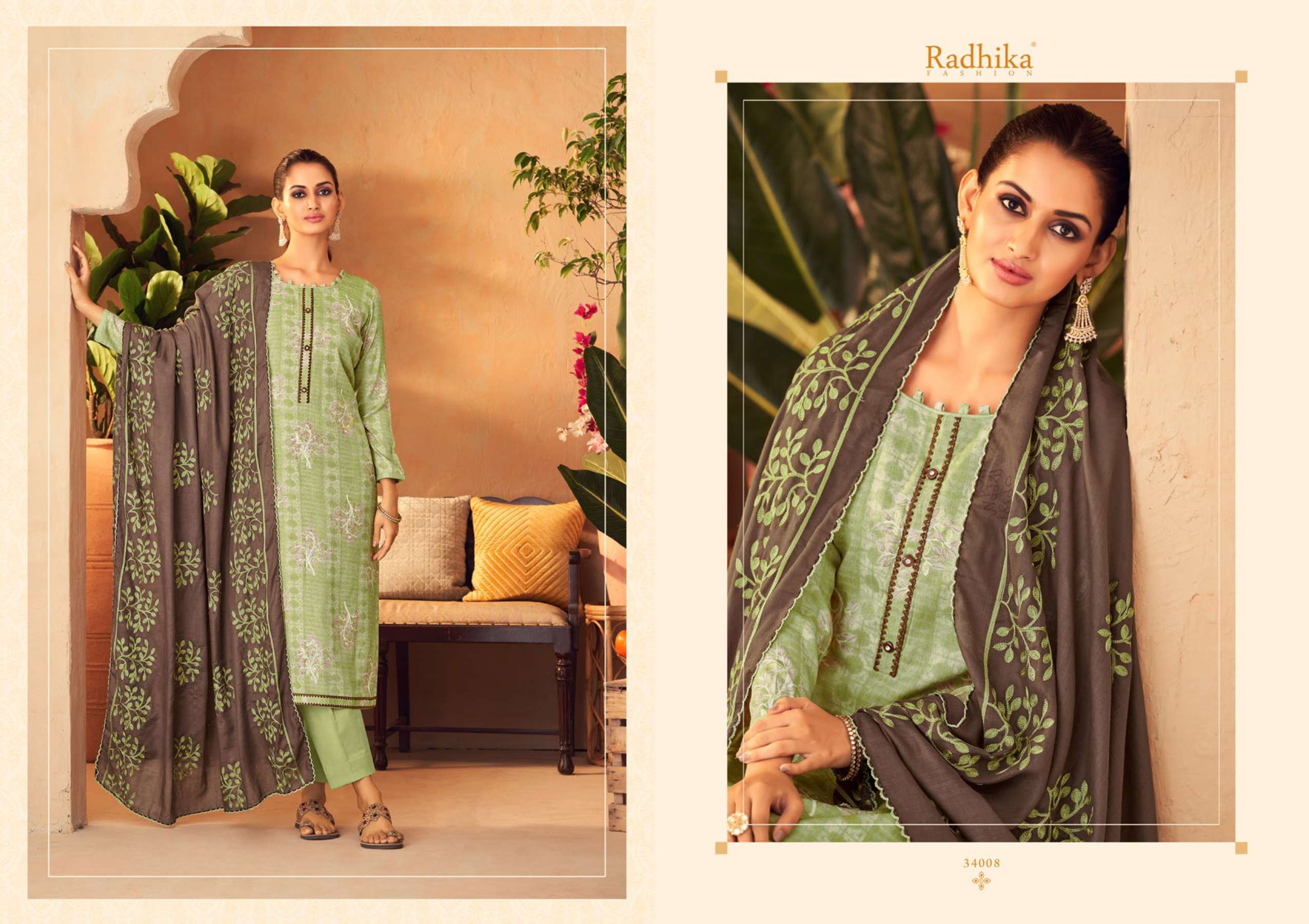 Radhika Blossom 11 Ready Made Exclusive Fancy Dress Materials Wholesale catalog