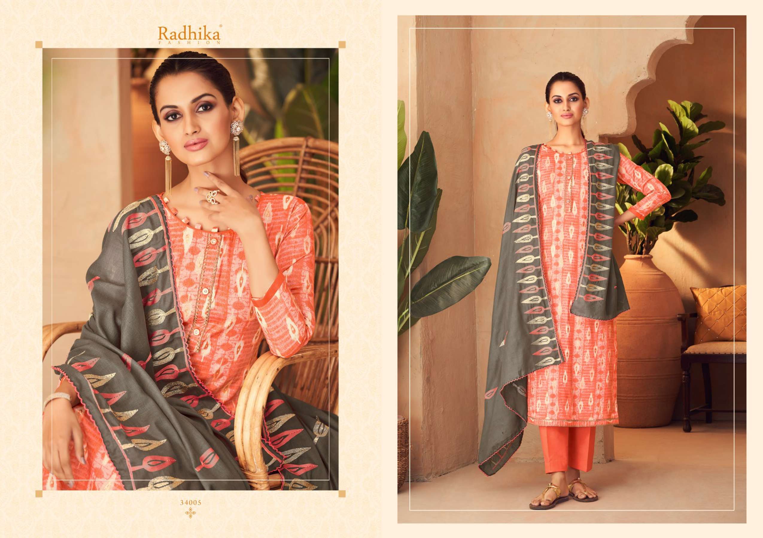 Radhika Blossom 11 Ready Made Exclusive Fancy Dress Materials Wholesale catalog