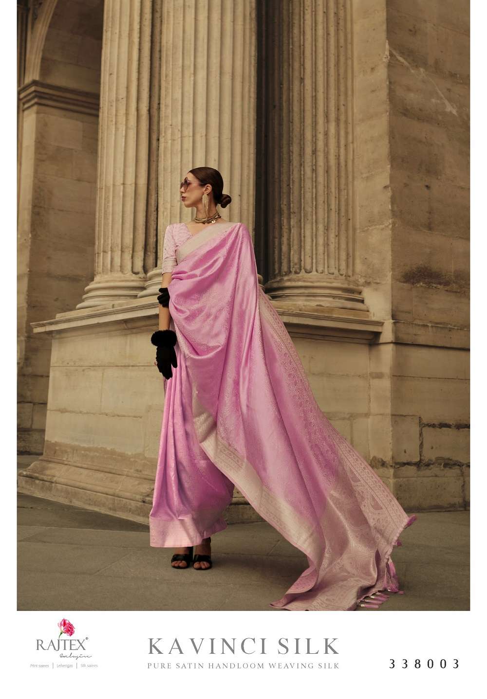 Rajtex Kavinci Silk Handloom Weaving Saree Wholesale catalog