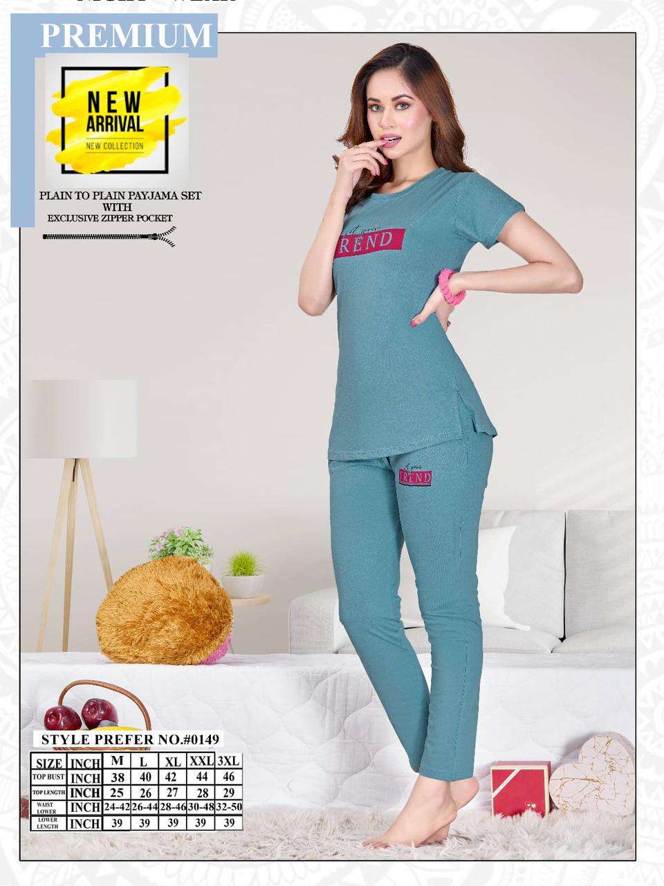 Summer Special Vol A0149 Cotton Night Suits Wholesale catalog