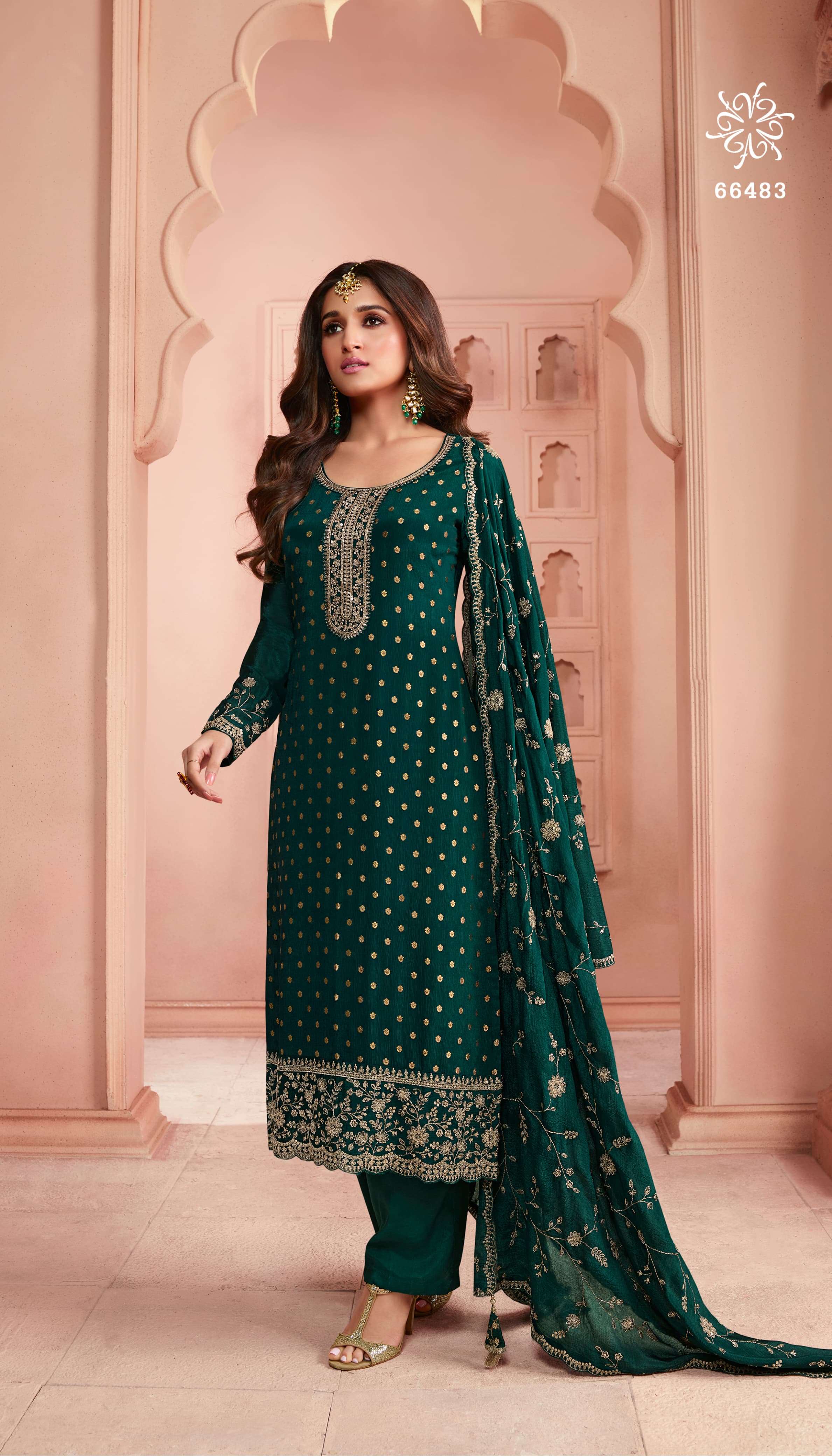 Vinay Kuleesha Swarnaa Embroidery Salwar Kameez Wholesale catalog