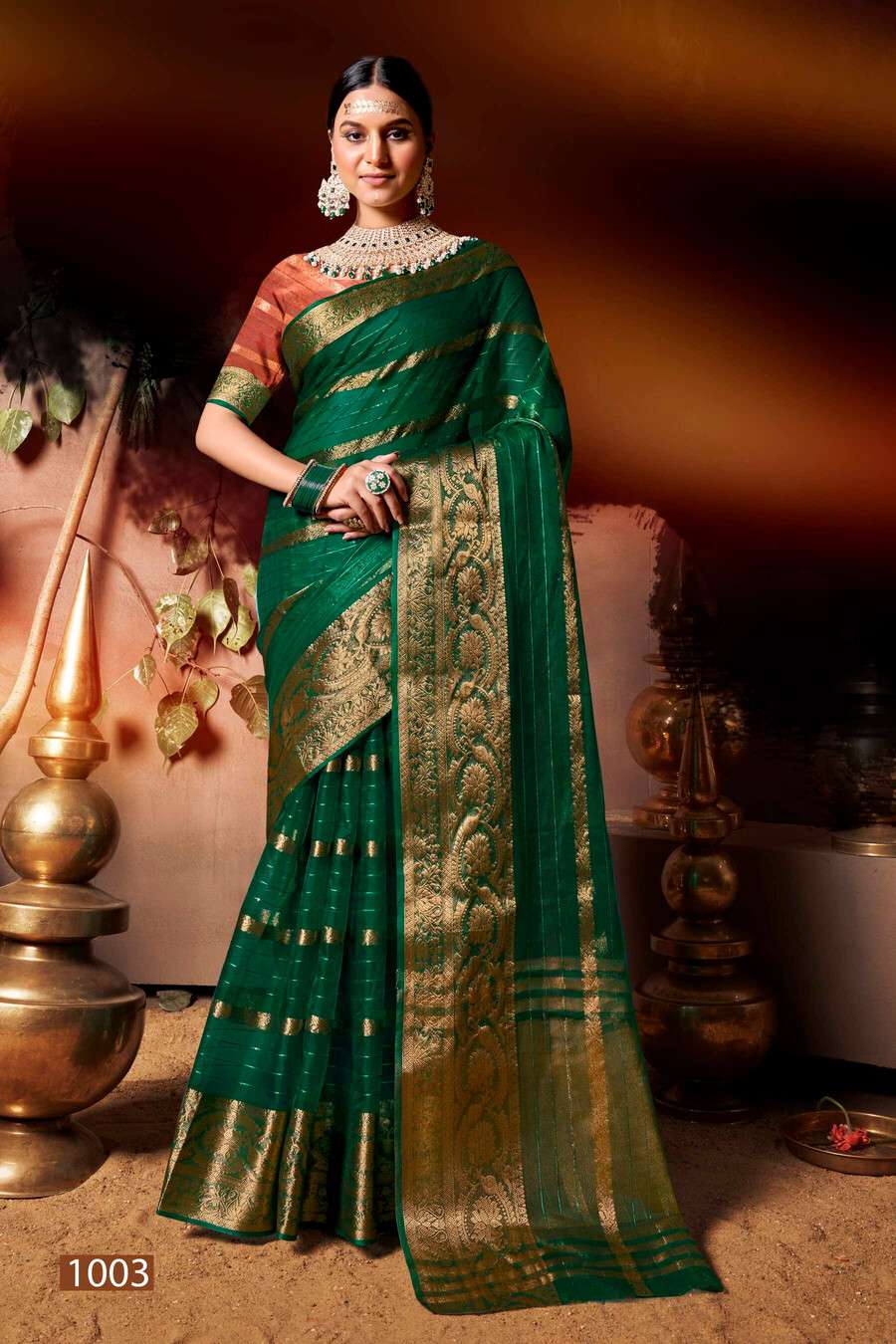  Saroj Nimarrana Vol - 2 Organza silk saree   Saree Wholesale catalog  