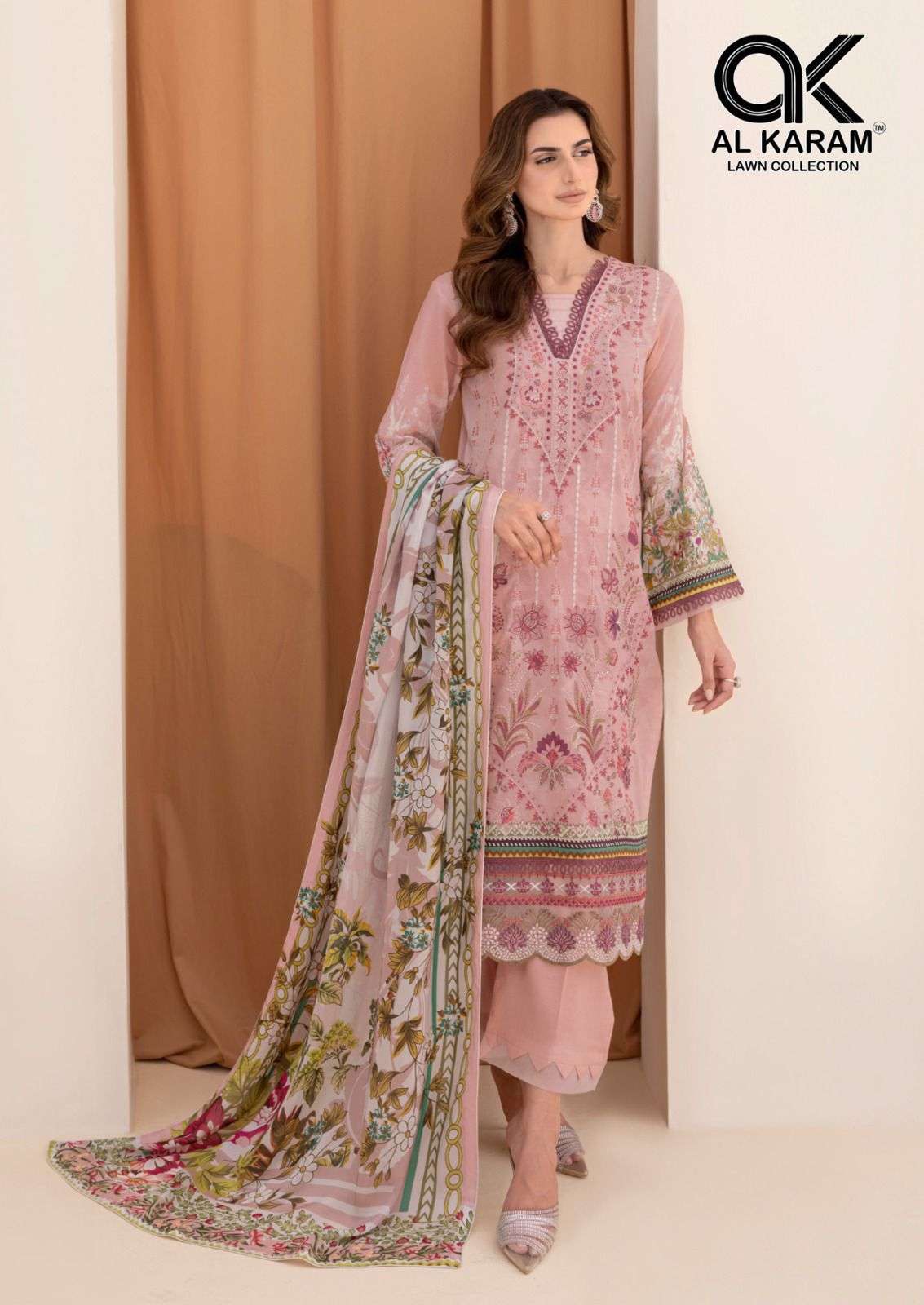 Al Karam Queens Court Vol 4 Cotton Dress Material Wholesale catalog