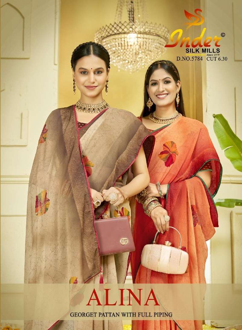 ALINA INDER SILK MILLS Saree Wholesale catalog